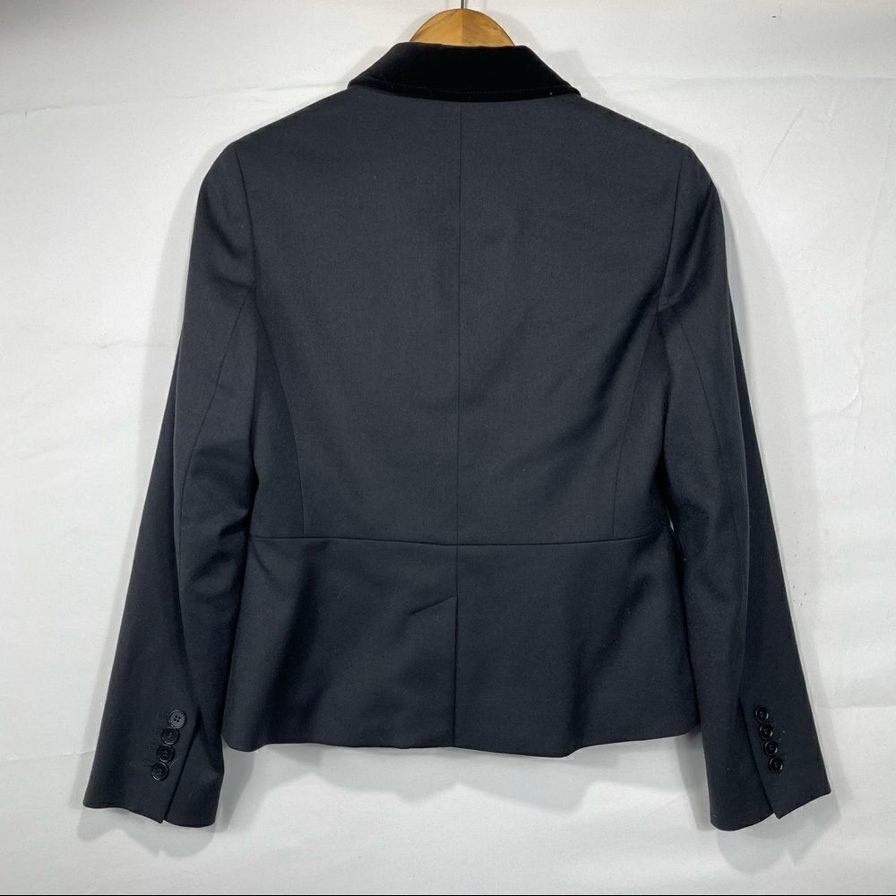 Talbots Black Button Up Blazer Jacket - image 7